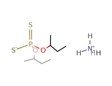 Molecular Structure of 27738-95-0 (Phosphorodithioicacid, O,O-bis(1-methylpropyl) ester, ammonium salt (1:1))