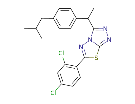 C<sub>21</sub>H<sub>20</sub>Cl<sub>2</sub>N<sub>4</sub>S