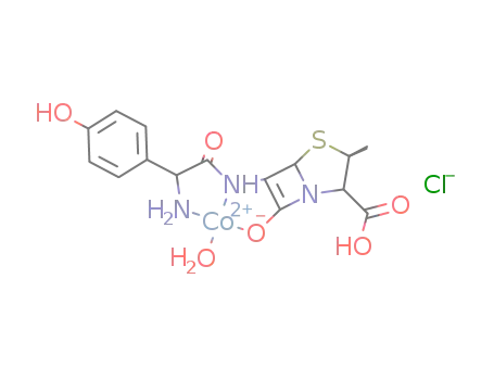 [Co(amoxicillin)(H<sub>2</sub>O)]Cl