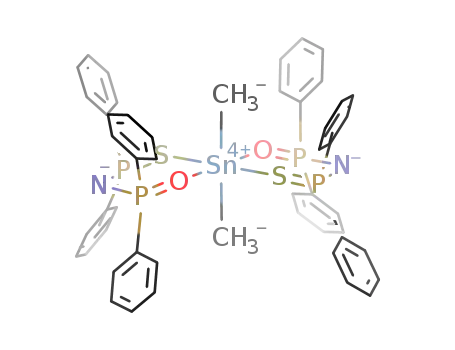 [Sn(CH<sub>3</sub>)2(N(P(O)(C<sub>6</sub>H<sub>5</sub>)2)(P(S)(C<sub>6</sub>H<sub>5</sub>)2))2]