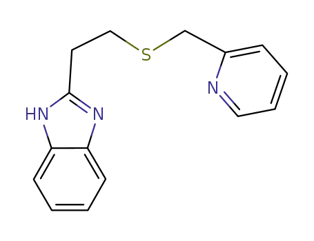 Molecular Structure of 398516-00-2 (1H-Benzimidazole, 2-[2-[(2-pyridinylmethyl)thio]ethyl]-)