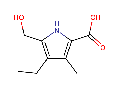 4-Ethyl-5-(hydroxymethyl)-3-methyl-1H-pyrrole-2-carboxylic acid