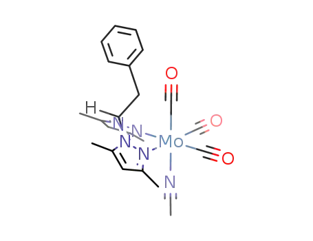 [Mo(CO)3(acetonitrile)((benzyl)CH(3,5-dimethylpyrazolyl)2)]