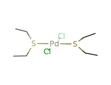 Molecular Structure of 14873-91-7 (Palladium, dichlorobis[1,1'-thiobis[ethane]]-)