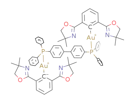 [(Au(2,6-bis(oxazolinyl)phenyl))2(4,4'-bis(diphenylphosphino)biphenyl)]