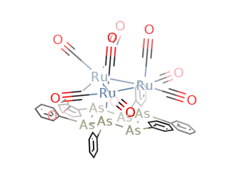 [Ru3(μ-cyclo-(PhAs)6)(CO)10]