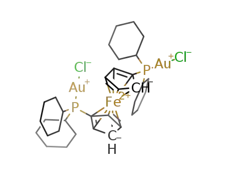 [Au<sub>2</sub>Cl<sub>2</sub>(1,1'-bis(dicyclohexylphosphino)ferrocene)]