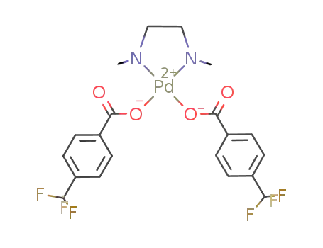 Pd(O<sub>2</sub>CC<sub>6</sub>H<sub>4</sub>CF<sub>3</sub>)2(N,N,N',N'-tetramethylethylenediamine)