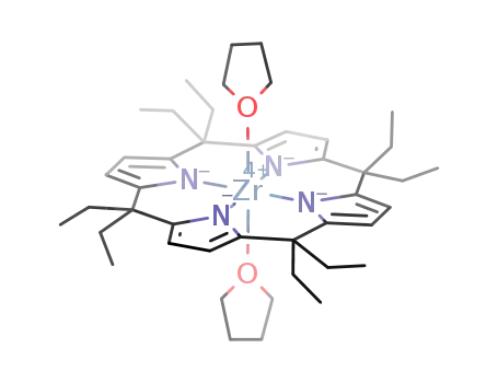 [Zr(η(1)-η(1)-η(1)-η(1)-meso-octaethylporphyrinogenate)(thf)2]