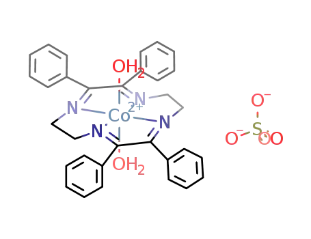 [Co(2,3,8,9-tetraphenyl-1,4,7,10-tetraazacyclododeca-1,3,7,9-tetraene)(H<sub>2</sub>O)2]SO<sub>4</sub>