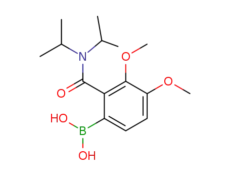 Molecular Structure of 133730-23-1 (Boronic acid,
[2-[[bis(1-methylethyl)amino]carbonyl]-3,4-dimethoxyphenyl]-)