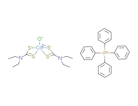 tetraphenylphosphonium chlorobis(diethyldithiocarbamato-S,S')cadmium(II)
