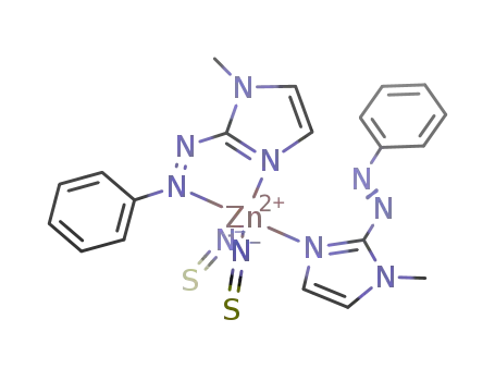 di-thiocyanato-bis[1-methyl-2-(phenylazo)imidazole]zinc(II)