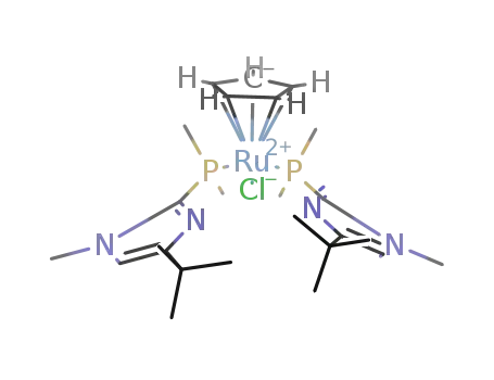 [(C<sub>5</sub>H<sub>5</sub>)RuCl((CH<sub>3</sub>)2PC<sub>3</sub>HN<sub>2</sub>(CH<sub>3</sub>)C(CH<sub>3</sub>)3)2]