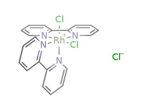 Rhodium(1+),bis(2,2'-bipyridine-kN1,kN1')dichloro-, chloride (9CI)