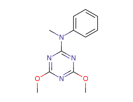 Molecular Structure of 30358-06-6 (4,6-dimethoxy-N-methyl-N-phenyl-1,3,5-triazin-2-amine)