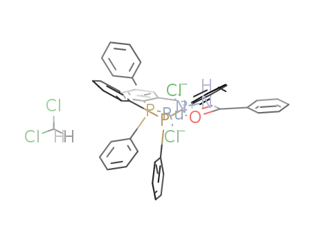 trans-[Ru(κ3-2-(diphenylphosphanyl)benzaldehyde benzoylhydrazone)(PPh3)Cl2]*dichloromethane