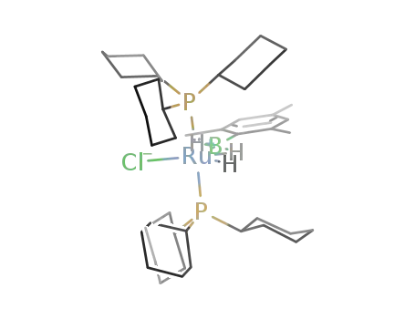 RuHCl(H<sub>2</sub>BMes)(PCy<sub>3</sub>)2