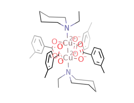 [Cu(CH<sub>3</sub>C<sub>6</sub>H<sub>4</sub>COO)2(C<sub>5</sub>H<sub>10</sub>NC<sub>2</sub>H<sub>5</sub>)]2