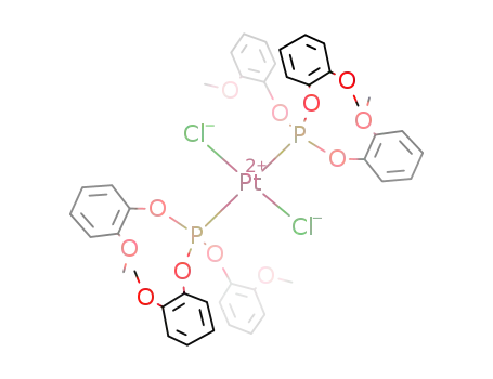 Molecular Structure of 144613-92-3 ([PtCl<sub>2</sub>(P(OC<sub>6</sub>H<sub>4</sub>OCH<sub>3</sub>)3)2])
