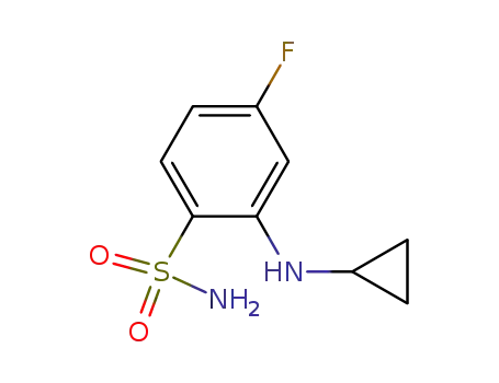 2-cyclopropylamino-4-fluorobenzenesulphonamide