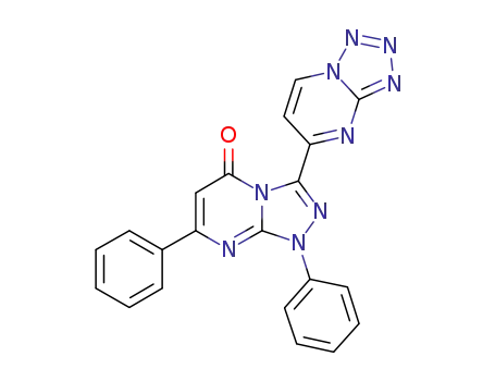 3-[tetrazolo[1,5-a]pyrimidin-7-yl]-1,7-diphenyl[1,2,4]triazolo[4,3-a]pyrimidin-5(1H)-one