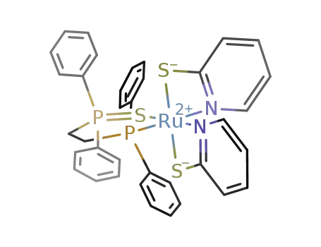 [Ru(C<sub>5</sub>H<sub>4</sub>NS)2((C<sub>6</sub>H<sub>5</sub>)2PCH<sub>2</sub>CH<sub>2</sub>P(S)(C<sub>6</sub>H<sub>5</sub>)2)]