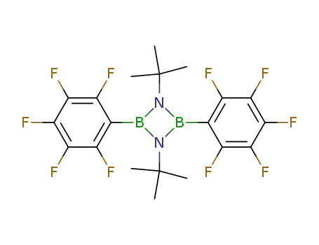 1,3-di-tert-butyl-2,4-bis(pentafluorophenyl)-1,3,2,4-diazadiboretidine