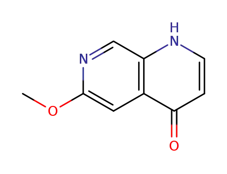 Molecular Structure of 952059-64-2 (6-METHOXY-1H-1,7-NAPHTHYRIDIN-4-ONE)