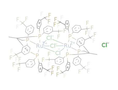 [Ru2(μ-Cl)3(CH3C(CH2P(m-CF3C6H4)2)3)2]Cl