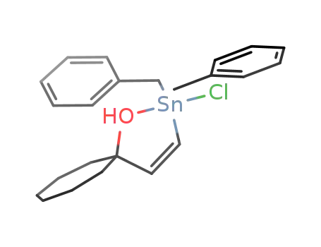 Cycloheptanol, 1-[(1Z)-2-[chlorobis(phenylmethyl)stannyl]ethenyl]-