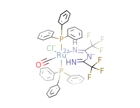 [Ru(1,1,1,5,5,5-hexafluoro-3-azapentane-2,4-diiminato)Cl(CO)(PPh<sub>3</sub>)2]