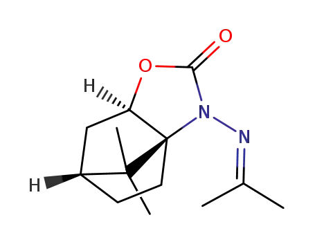 (3aR,6R,7aR)-8,8-dimethyl-3-(propan-2-ylideneamino)-1,3,4,5,6,7-hexahydro-2H-3a,6-methanobenzo[d]oxazol-2-one