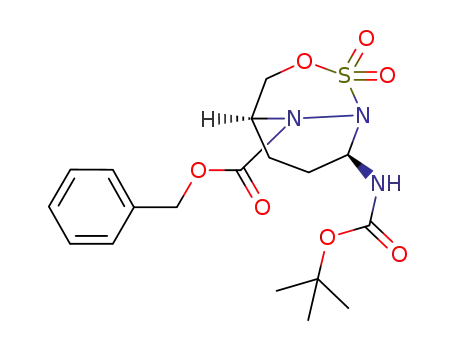 (5S,8R)-9-benzyloxycarbonyl-8-tert-butoxycarbonylamino-2,2-dioxo-9-iminobicyclo[3,3,1]-1,2,3-oxathiazecane