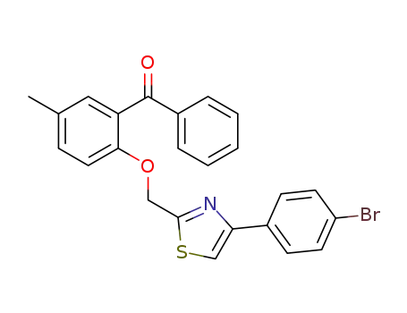 (2-{[4-(4-bromophenyl)-1,3-thiazol-2-yl]methoxy}-5-methylphenyl)(phenyl)methanone