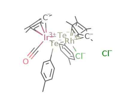[(η5-C5Me5)Ir(CO)(μ-Te(p-tolyl))2Rh(η5-C5Me5)Cl]Cl