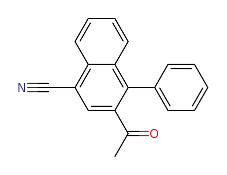 3-acetyl-4-phenylnaphthalene-1-carbonitrile
