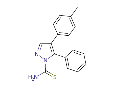 4-(4-methylphenyl)-5-phenylpyrazole-1-thiocarboxamide