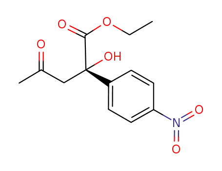 (S)-ethyl 2-hydroxy-2-(4-nitrophenyl)-4-oxopentanoate
