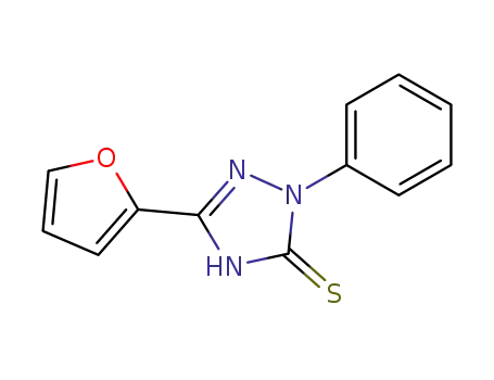 1-phenyl-3-(2-furanyl)-1,2,4-triazoline-5-thione