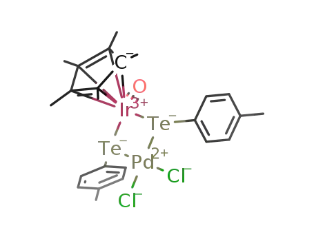 (η5-C5Me5)Ir(CO)(μ-Te(p-tolyl))2PdCl2