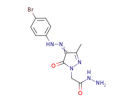 C<sub>12</sub>H<sub>13</sub>BrN<sub>6</sub>O<sub>2</sub>