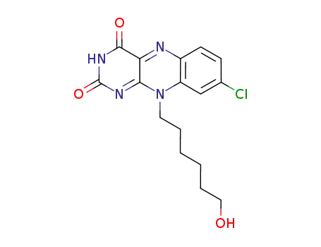 8-chloro-10-(6-hydroxyhexyl)benzo[g]pteridine-2,4(1H,3H)-dione