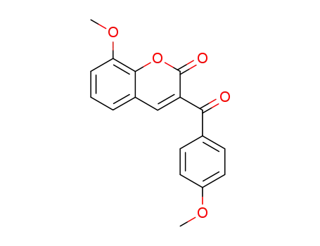 8-methoxy-3-(4-methoxy-benzoyl)-coumarin