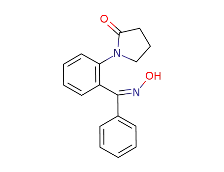 1-{2-[(Z)-(hydroxyimino)(phenyl)methyl]phenyl}pyrrolidin-2-one