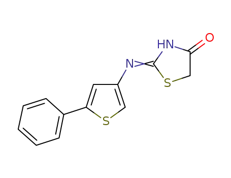 2-(5-phenyl-3-thienylimino)-1,3-thiazolidin-4-one