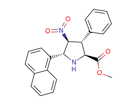 (2S,3R,4S,5R)-methyl 5-(naphthalen-1-yl)-4-nitro-3-phenylpyrrolidine-2-carboxylate