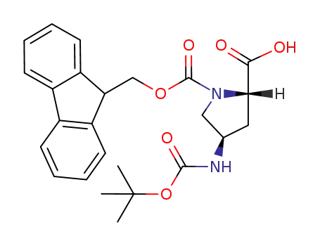 (2S,4R)-1-(((9H-Fluoren-9-yl)Methoxy)carbonyl)-4-((tert-butoxycarbonyl)aMino)pyrrolidine-2-carboxylic acid
