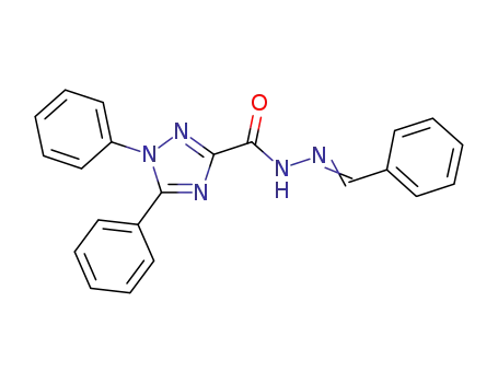 1,5-diphenyl-1H-[1,2,4]triazole-3-carboxylic acid benzidenehydrazide