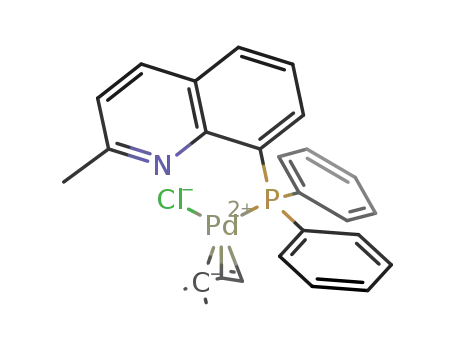[Pd(η3-1,1-dimethylallyl)(κ1-8-diphenylphosphanyl-2-methylquinoline)Cl]